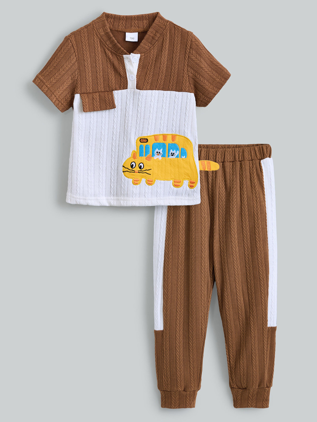 2-Pc Window Friends Bus T-Shirt & Joggers