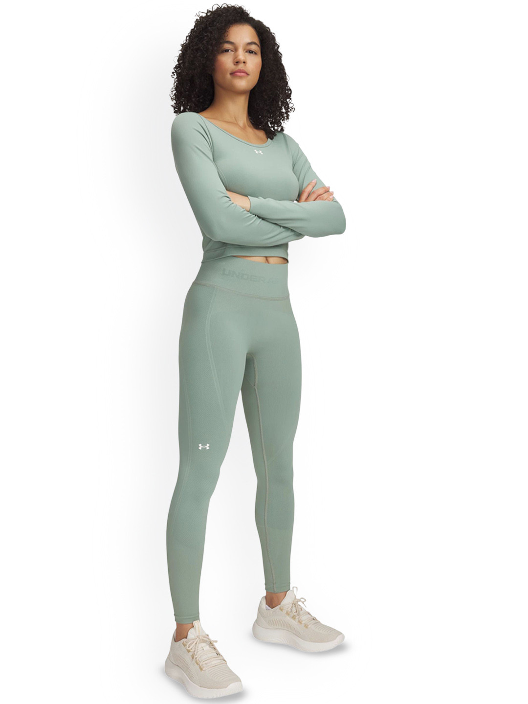 UNDER ARMOUR Women Train Seamless Ankle-Length Tights