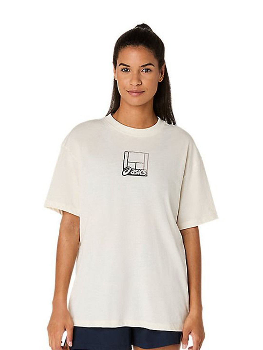 ASICS Court Core Graphic Half Sleeve Round Neck T-shirt