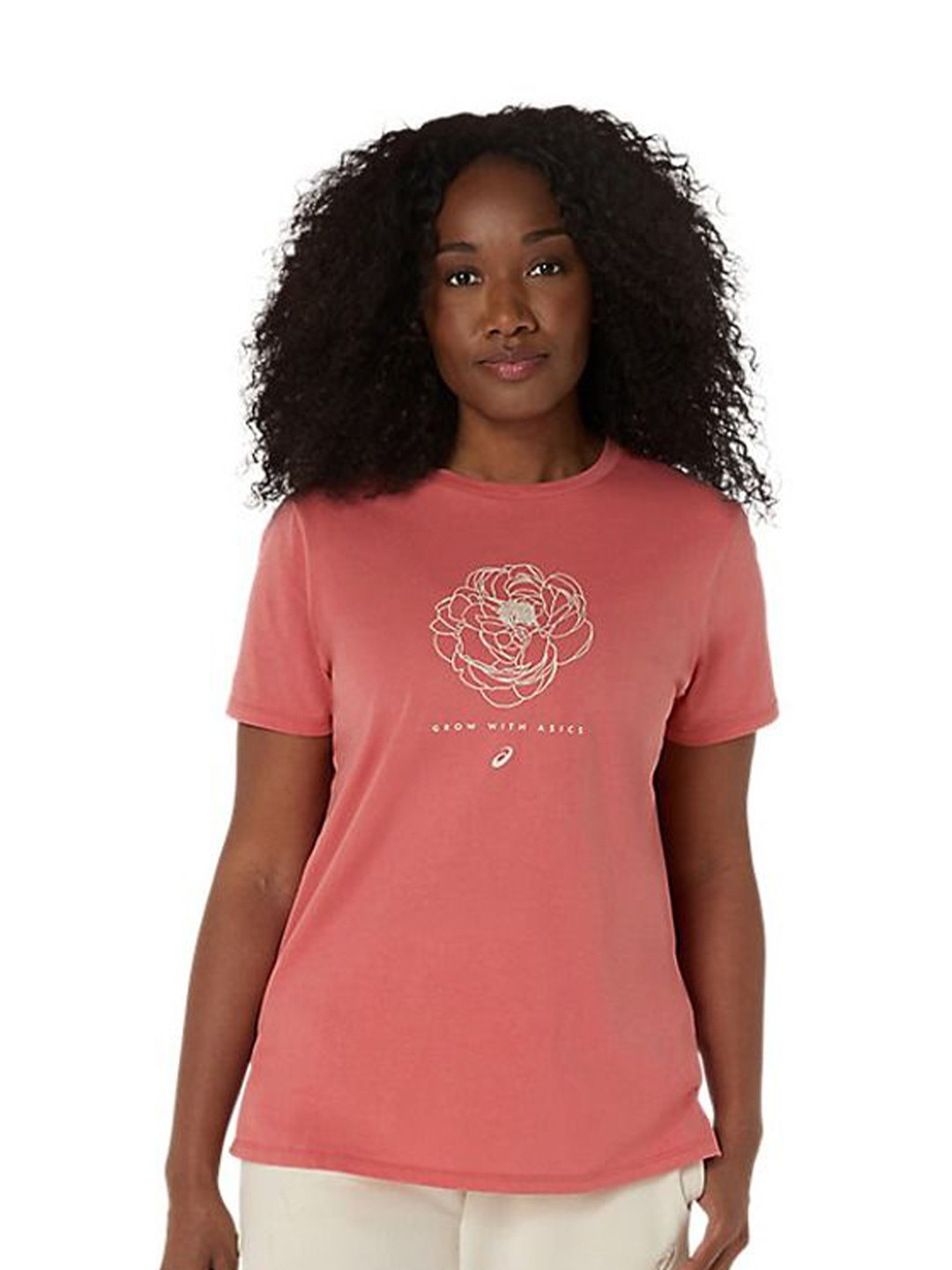 ASICS Flower Graphic Printed T-Shirts