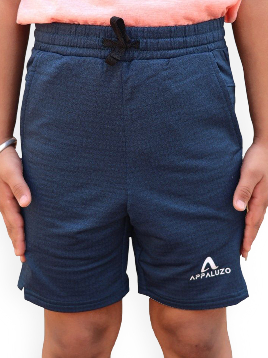 APPALUZO Boys Relaxed Fit Easy Move Waffle Shorts