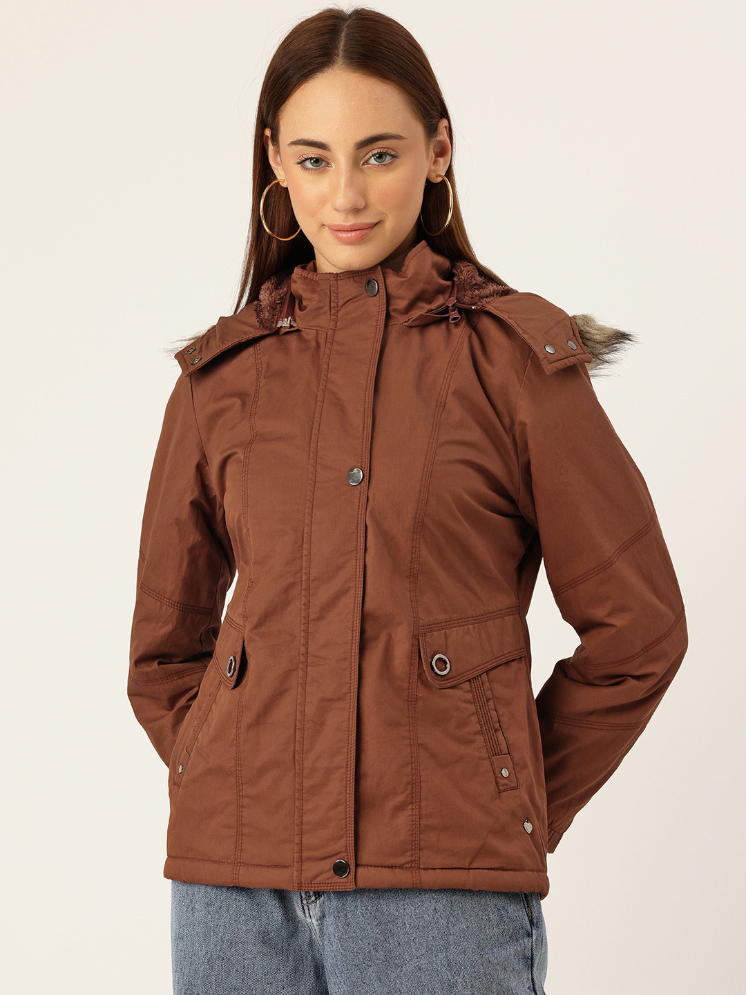 Monte Carlo Parka Jacket with Detachable Hood