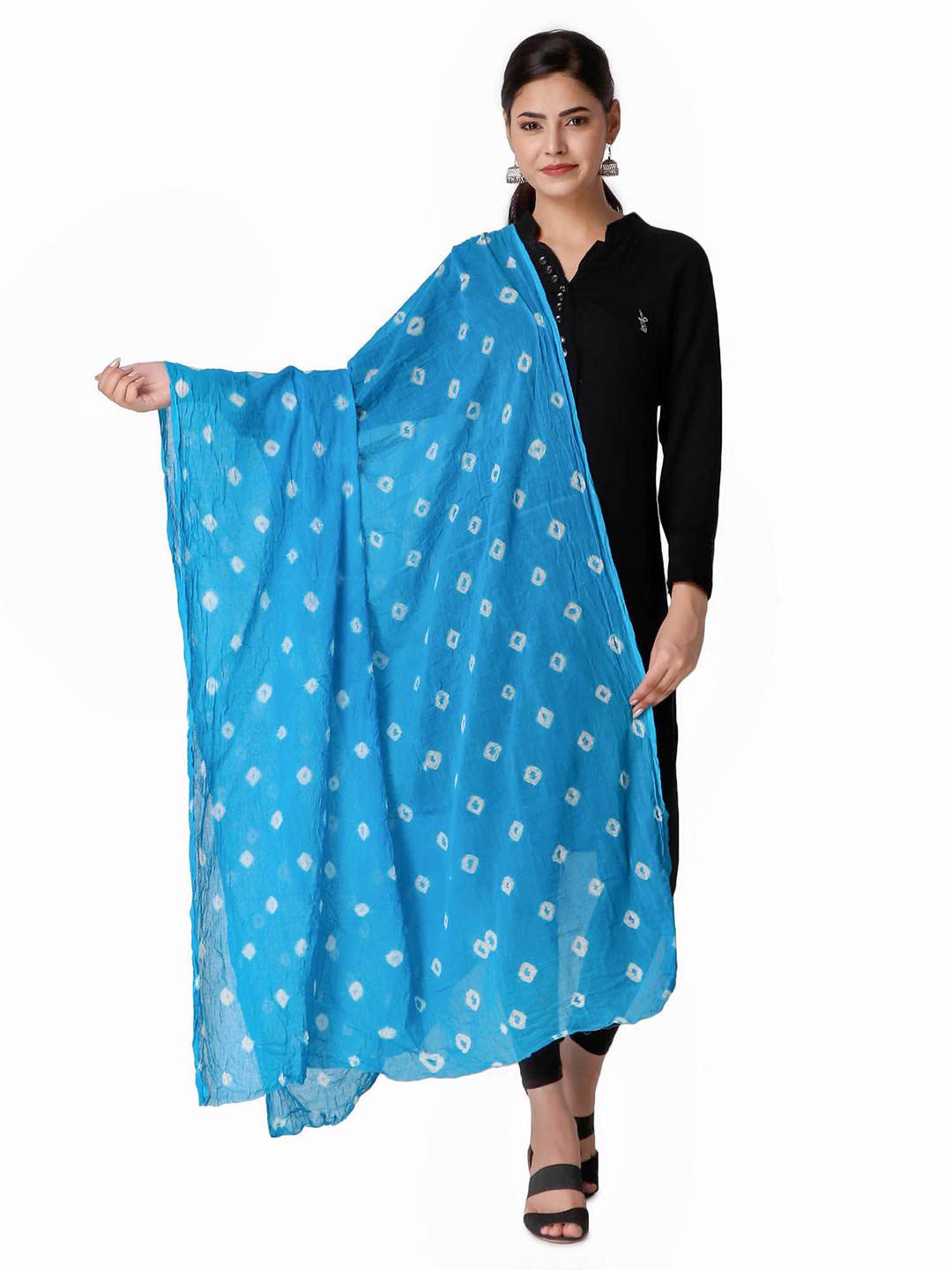 Traditions Bazaar Bandhani Dyed Cotton Dupatta