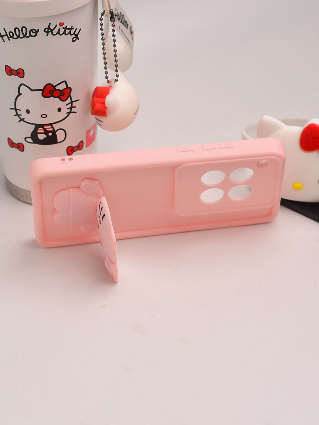 PEEPERLY Women OnePlus 13R 5G Meow Makeup Mirror Back Case