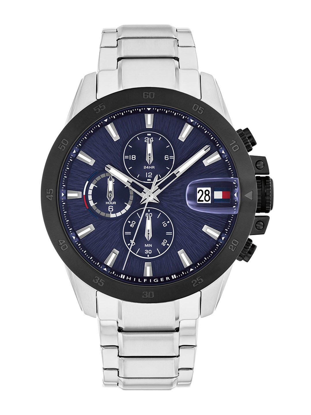 Tommy Hilfiger Men Jameson Skeleton Dial & Stainless Steel Analogue Multi Function Watch