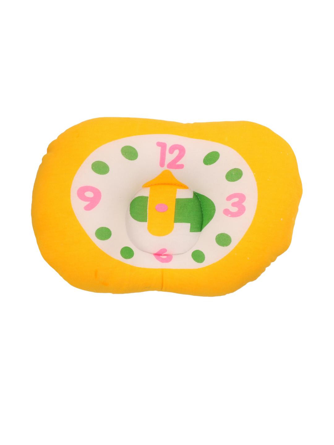 SONNASOFT Kids Yellow Analogue Round Dial Watch Casual Pillow
