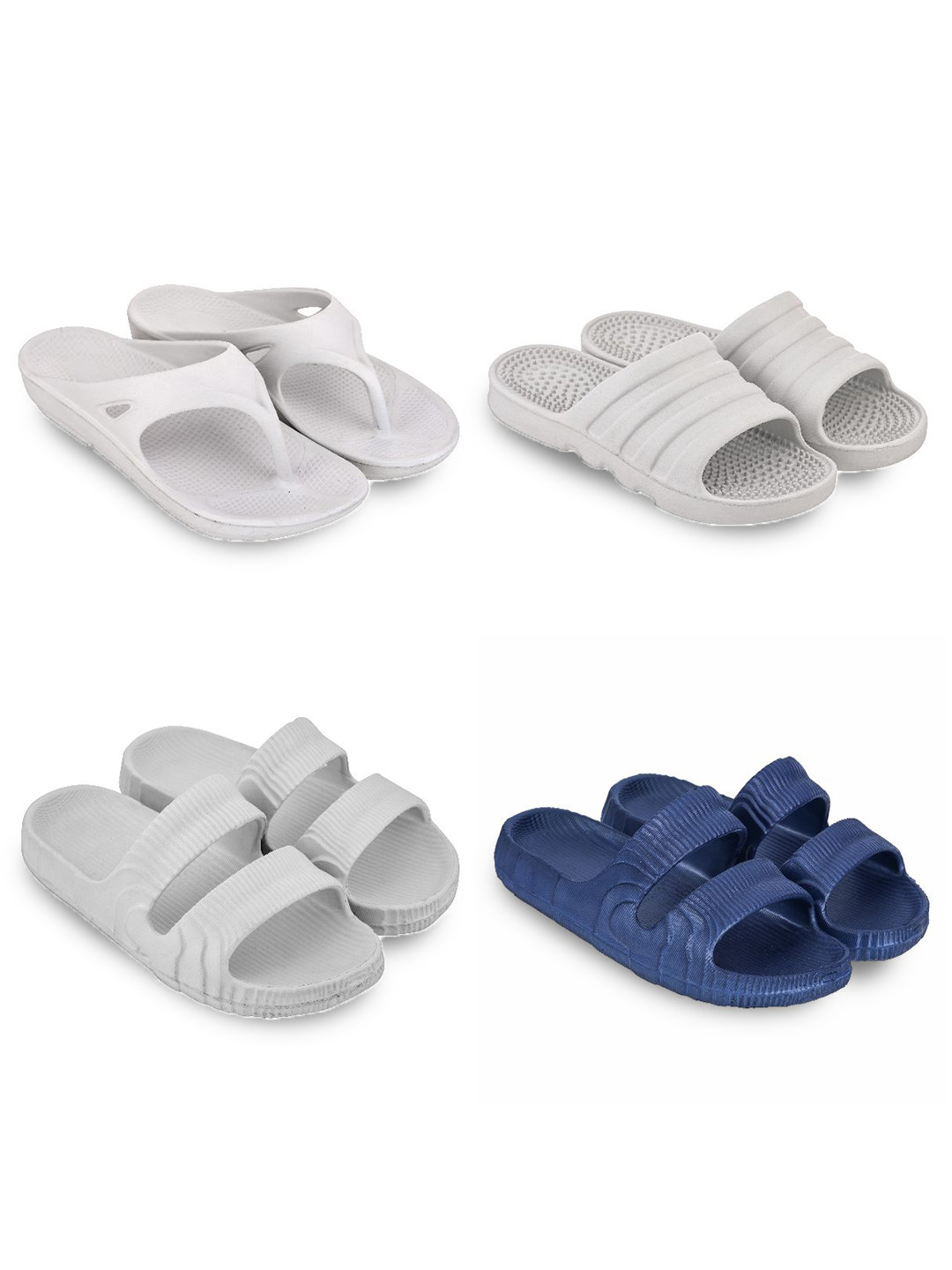 Feel alive Men Pack of 4  Lightweight Clogs