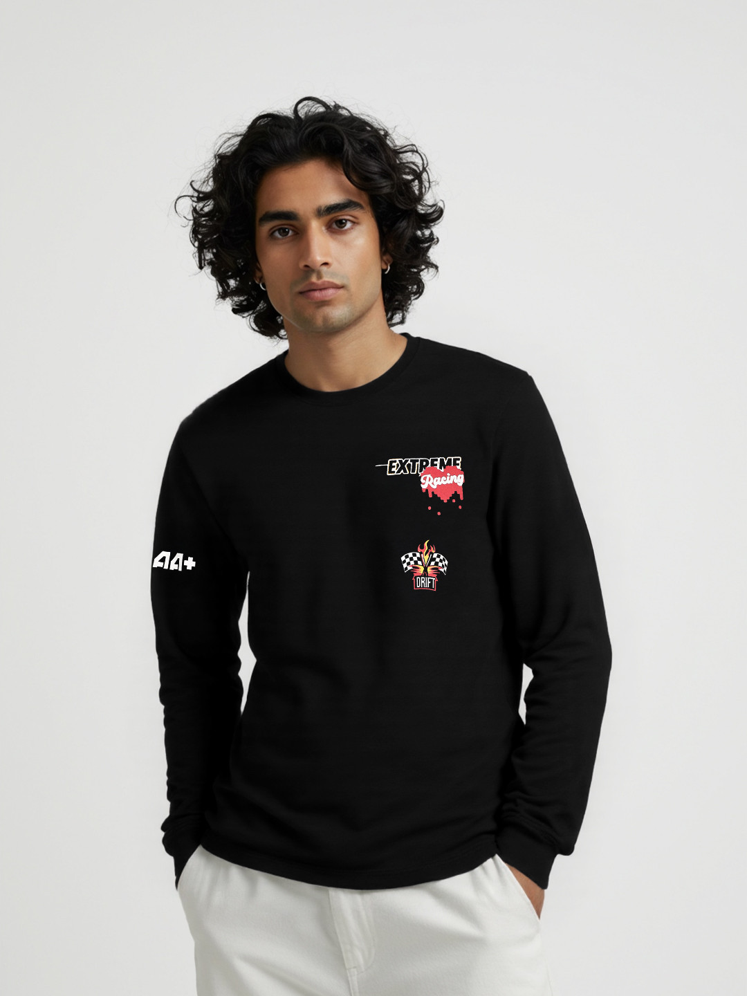 glitchez Extreme Racing Graphic Long Sleeves T-shirt