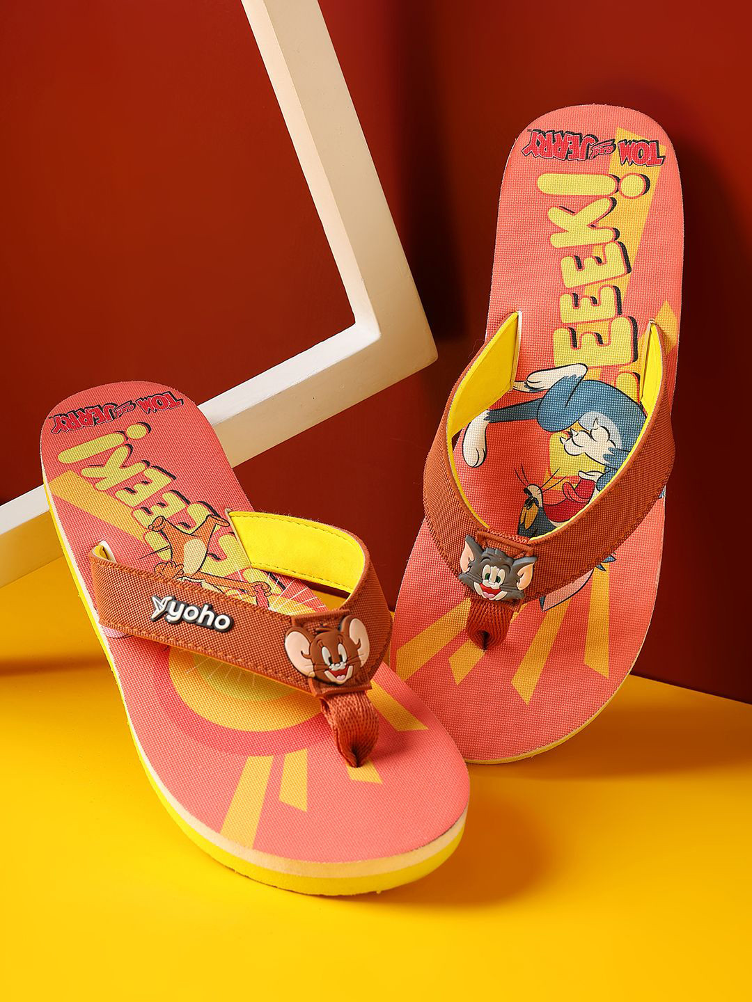 yoho Women Tom & Jerry 010 Printed Room Slippers