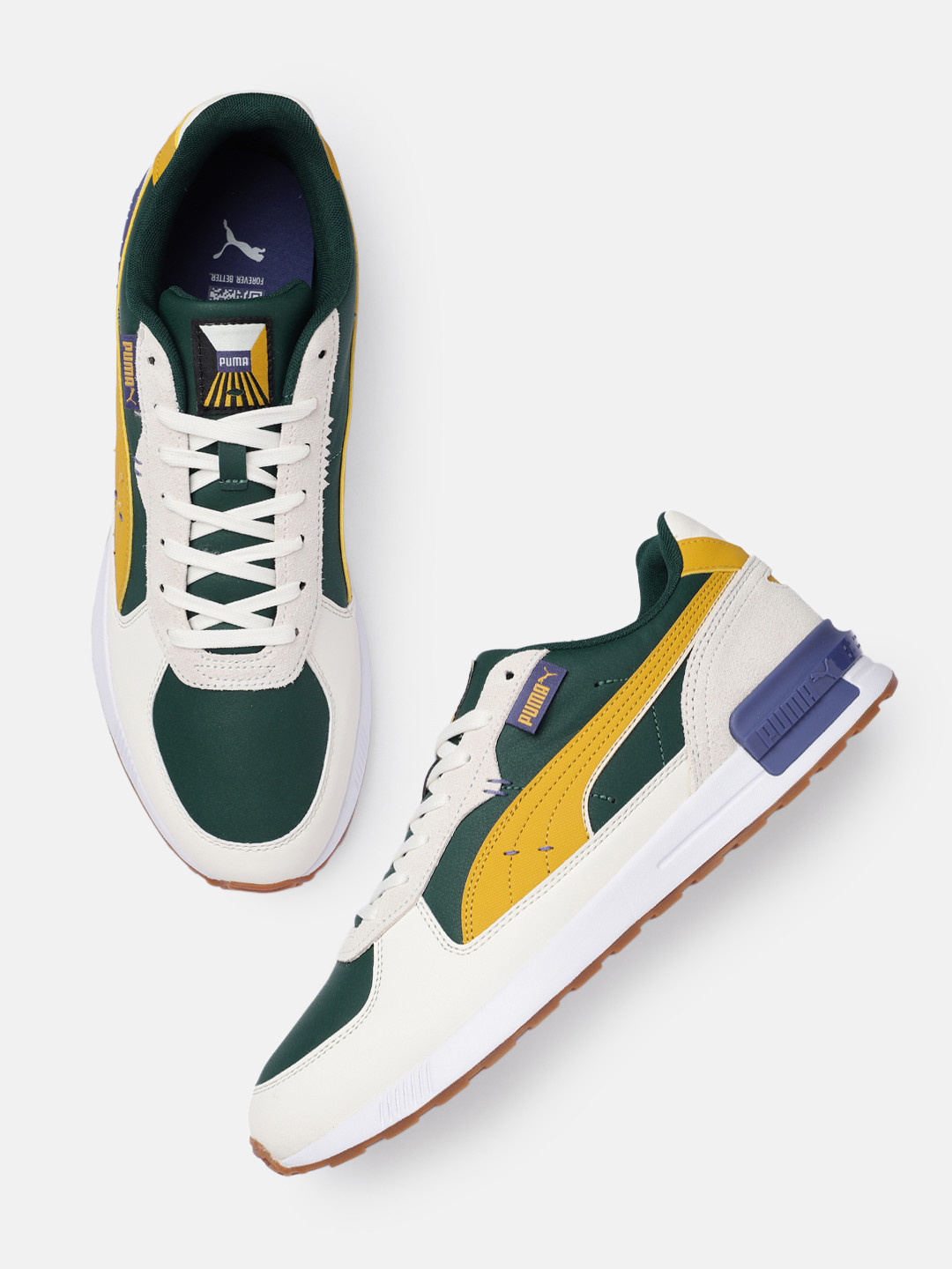 Puma Unisex Graviton GREENSIDE Colourblocked Sneakers