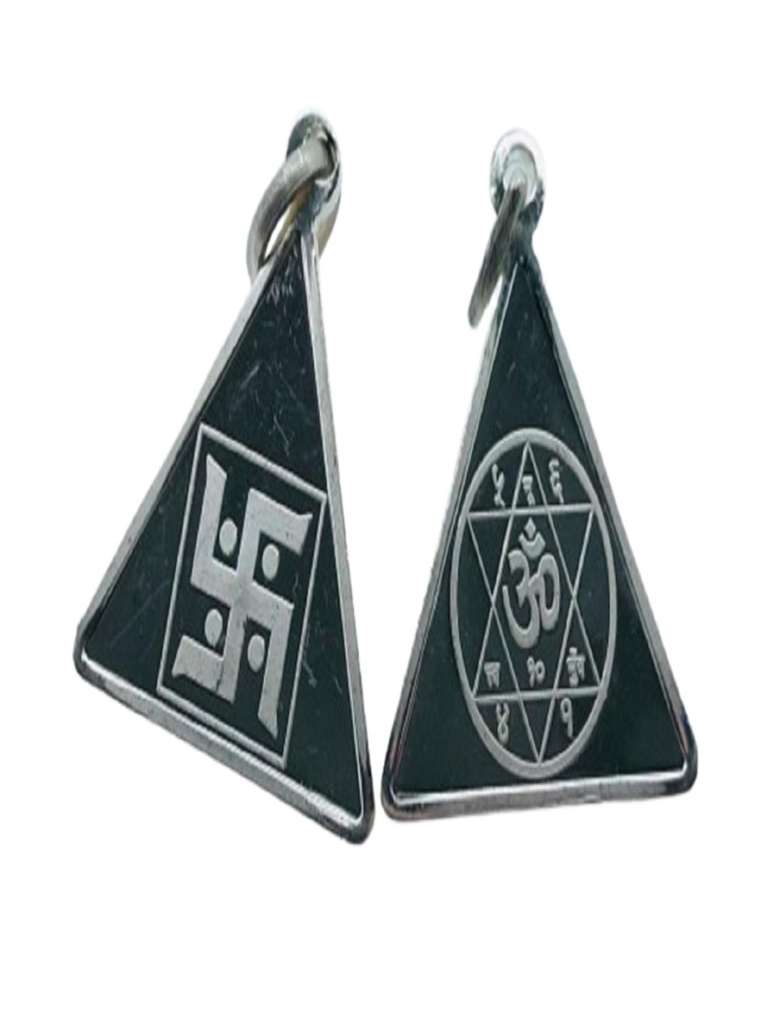 numeroastro Pure Silver Gayatri Yantra Pendants