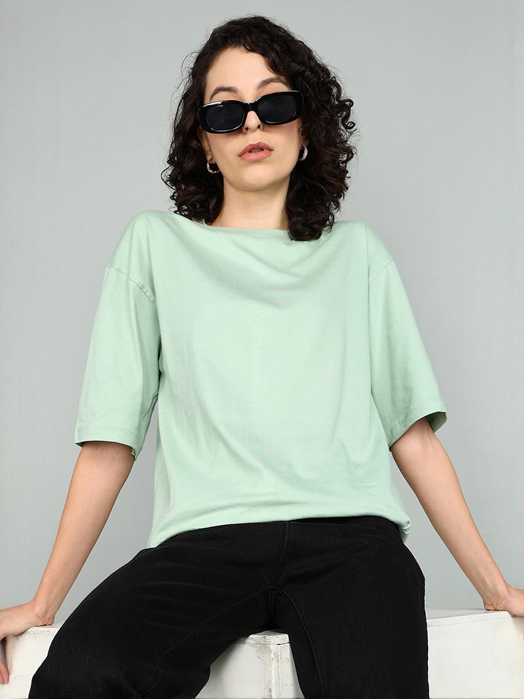 BEING WANTED Women Round Neck T-shirt
