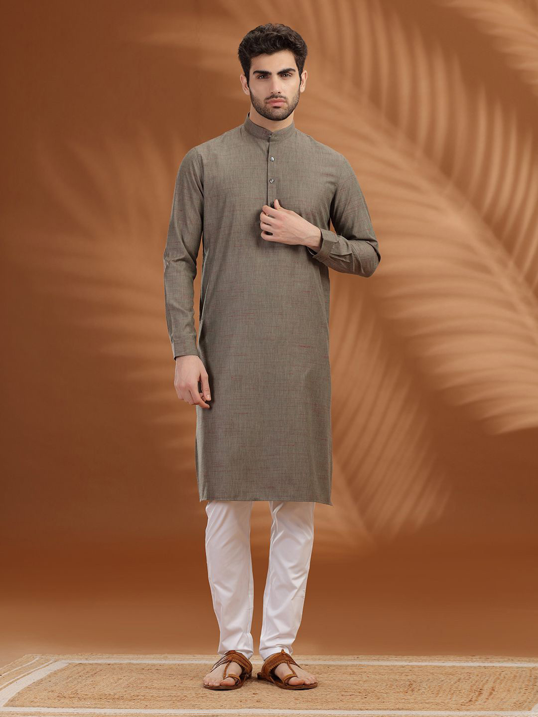 Modi Kurta Mandarin Collar A-Line Kurtas