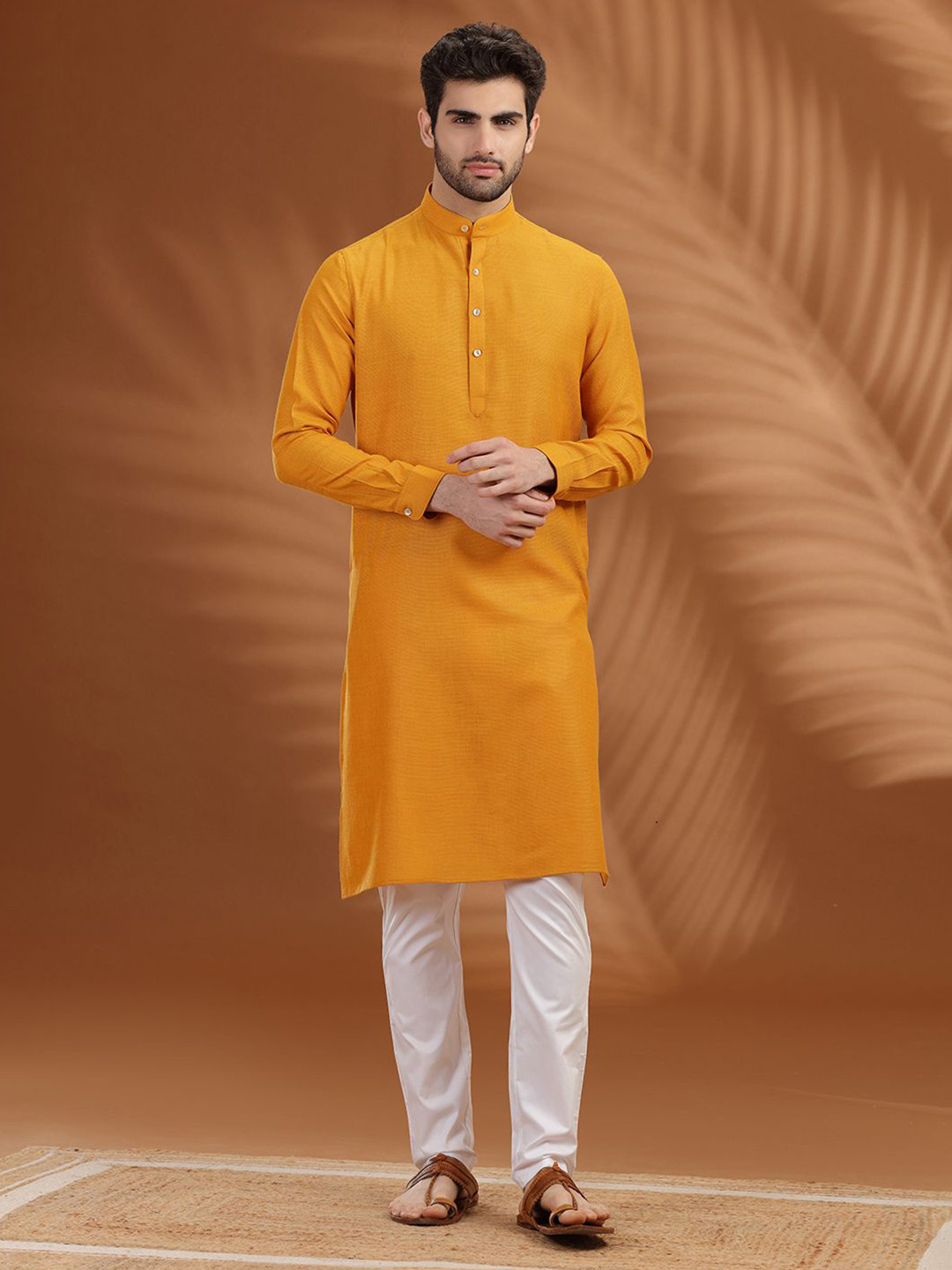 Modi Kurta Men Solid Daily Straight Kurta