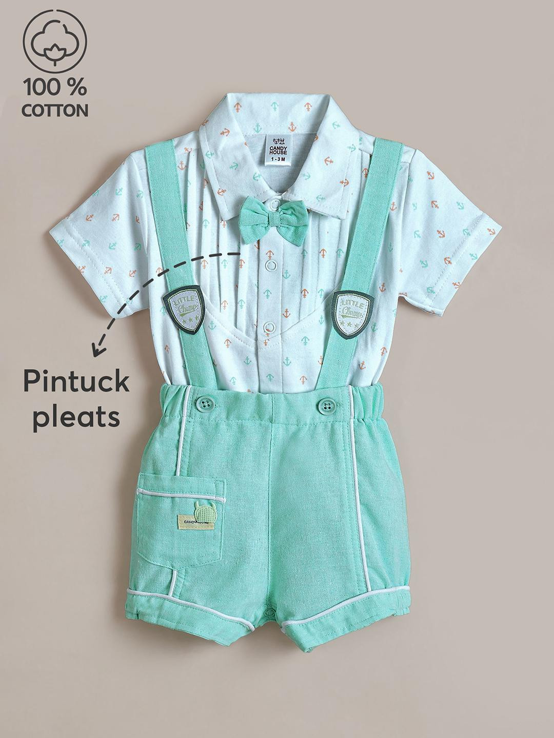 2-Pc Cotton Pintuck Formal Set
