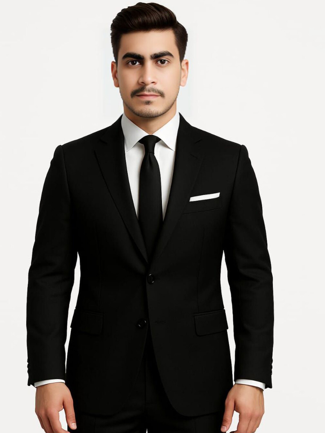 TUPLES Notched Lapel Collar Single Breasted Blazer