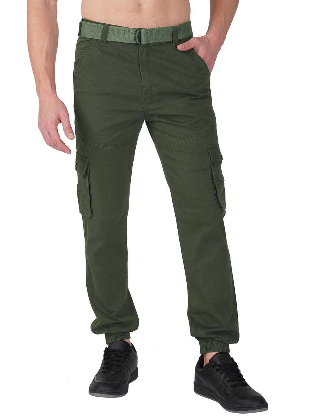 Urban Legends Men Regular Fit Cotton Cargos Trouser
