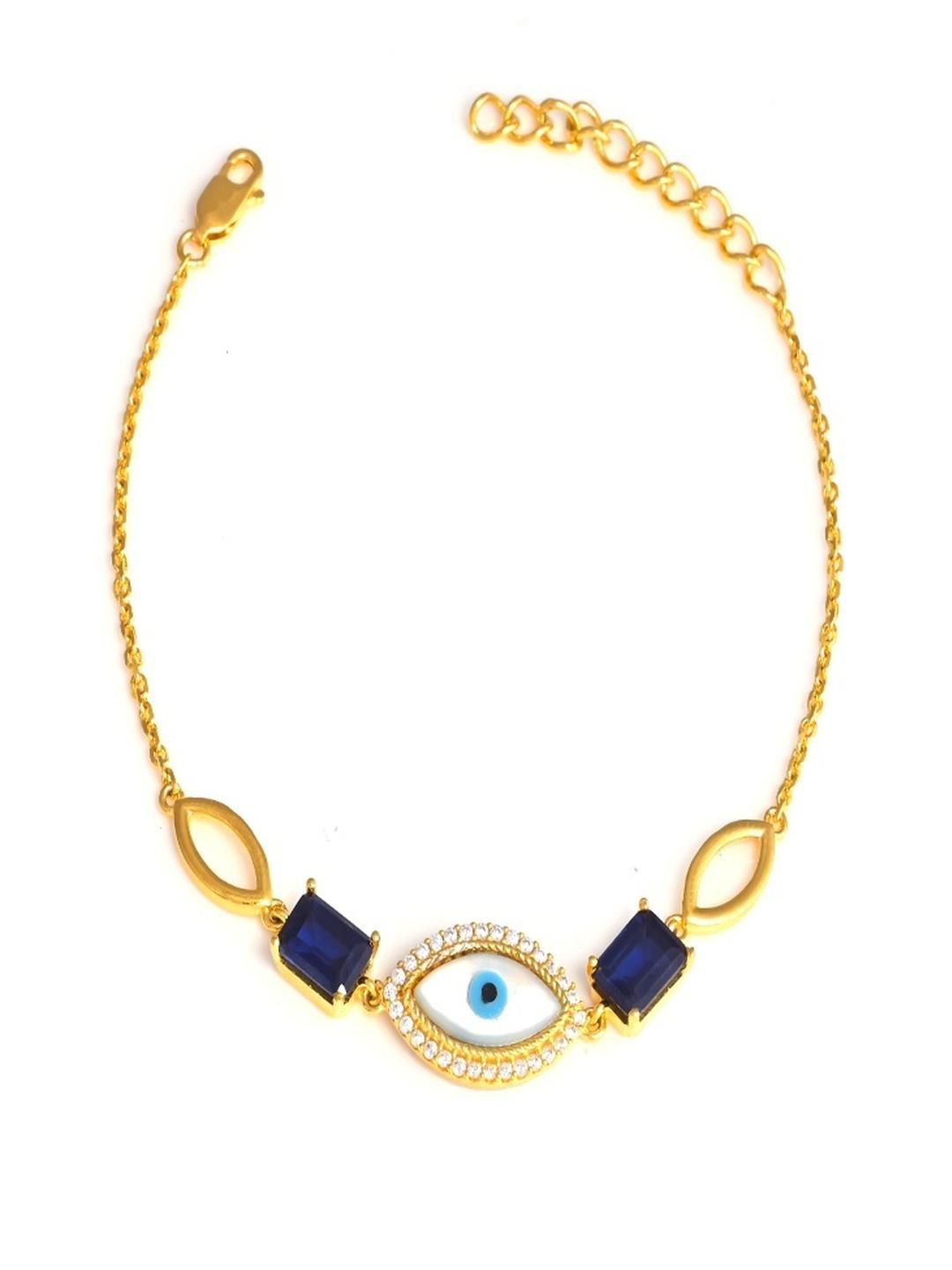 Vinayak Jewellers 925 Sterling Silver The Enchanted Gaze Silver Bracelet