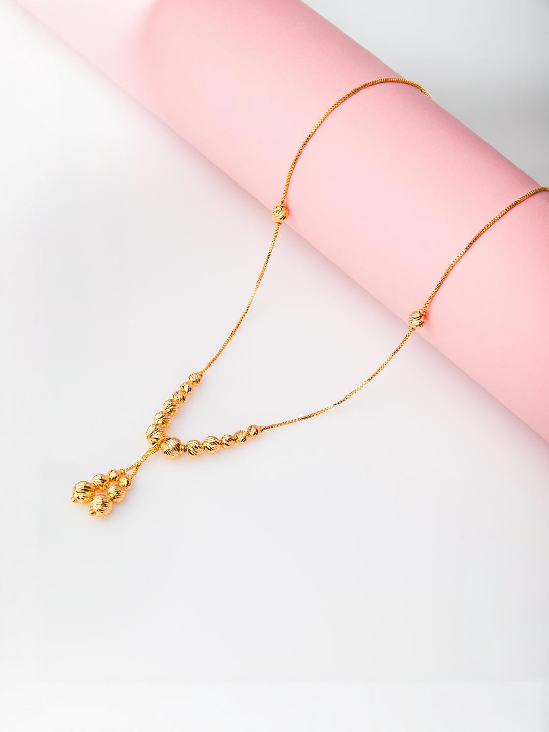 FAA FASHION Gold-Plated Copper  Statement Chain