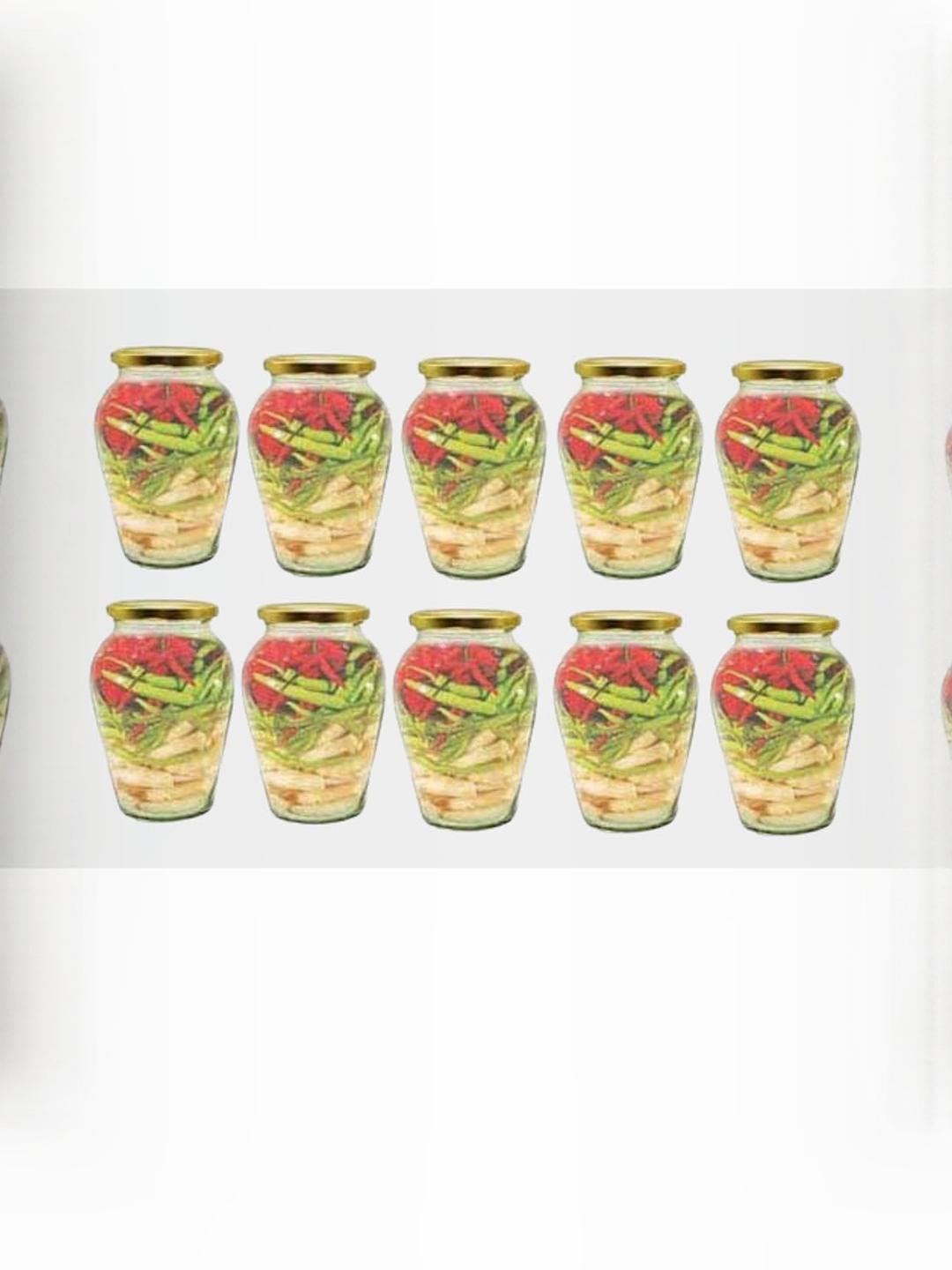 SOMIL Set Of 10 Cylinder Glass Jar Container