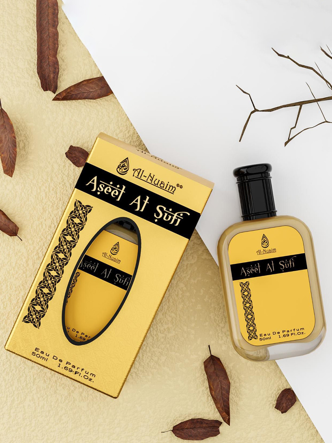 Al-Nuaim Set Of 2 Aseel Al Sufi Long Lasting Eau De Parfum- 50 ml Each