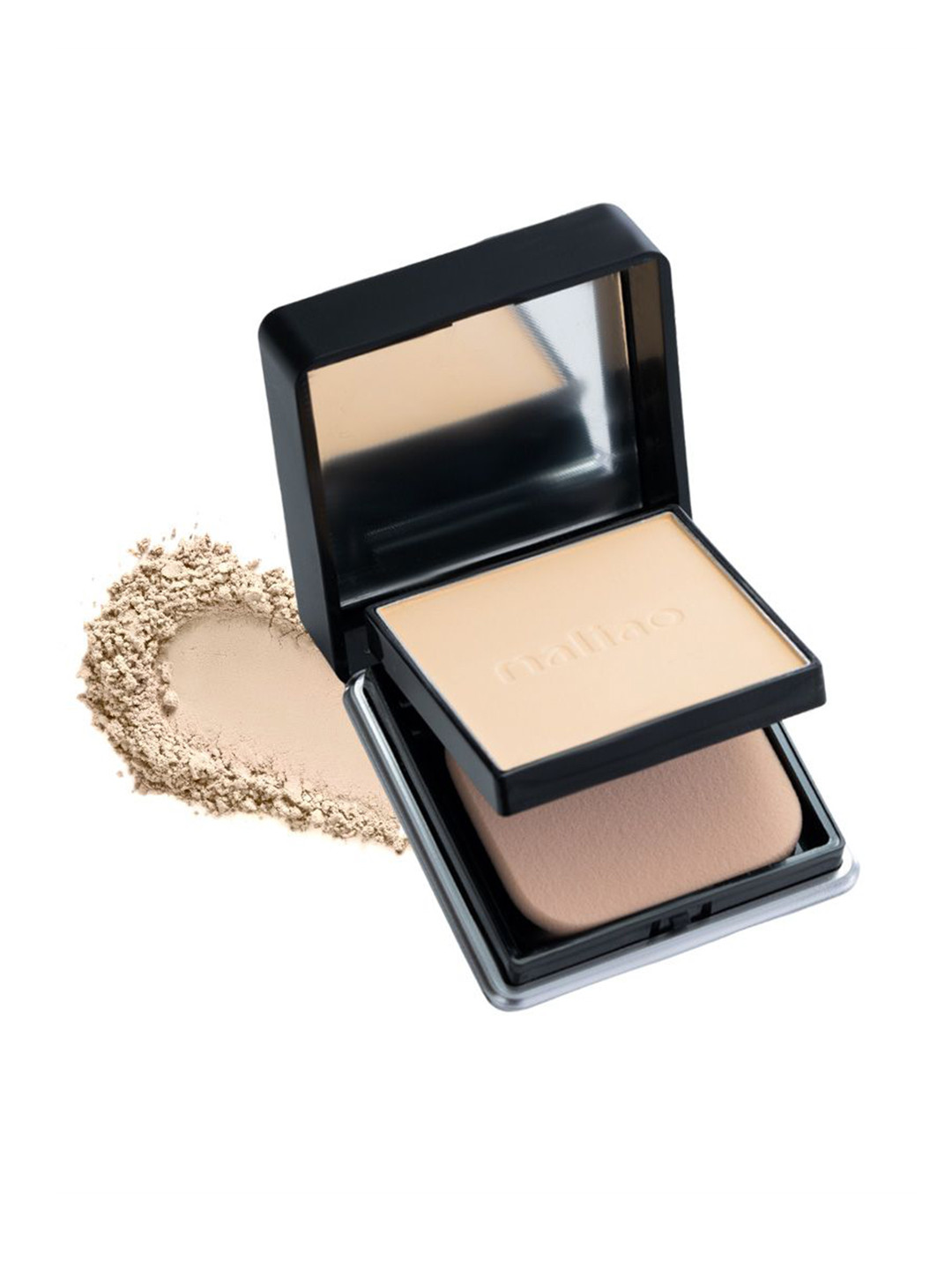 Maliao Oil-Control Shine Lock Matte Compact Pressed Powder SPF 25 - 15 g - Soft Ivory 02
