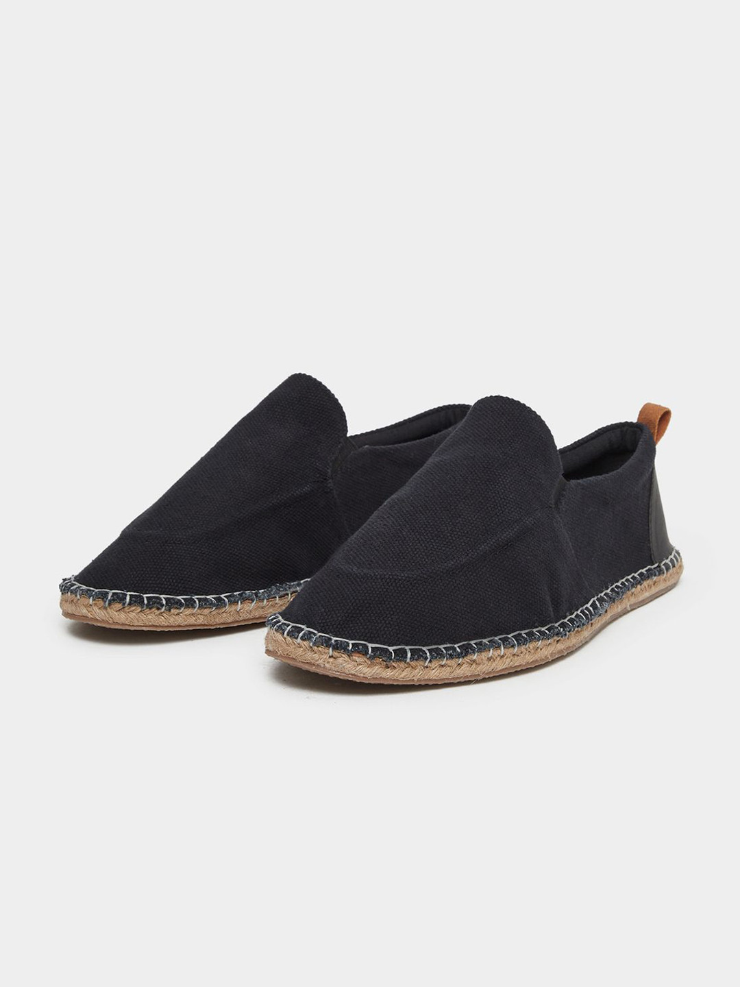 Styli Men Textured Espadrilles and Stitch Detail