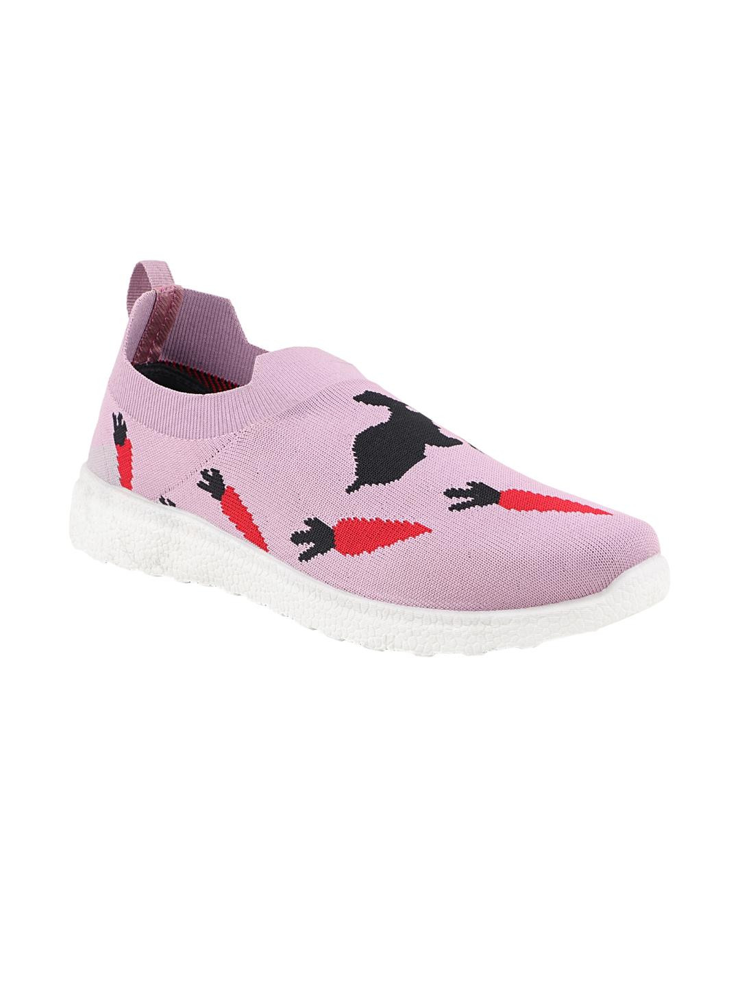 FUEL Women Pink Mesh Slip-On Sneakers