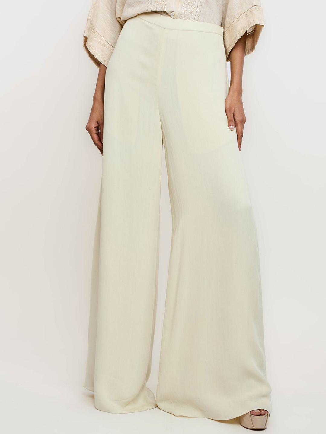 OTT Tarun Tahiliani Women Original Baggy High-Rise Trouser