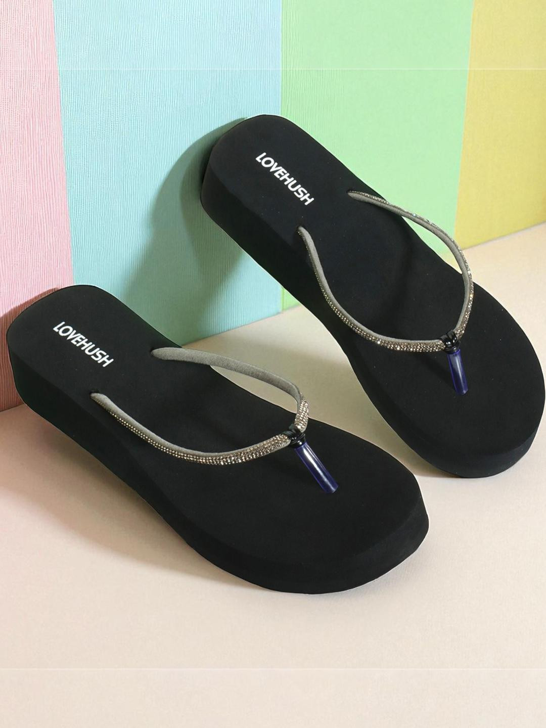 LOVEHUSH Women Doctor Ortho Soft Anti-Skid Wedge Heels Slippers