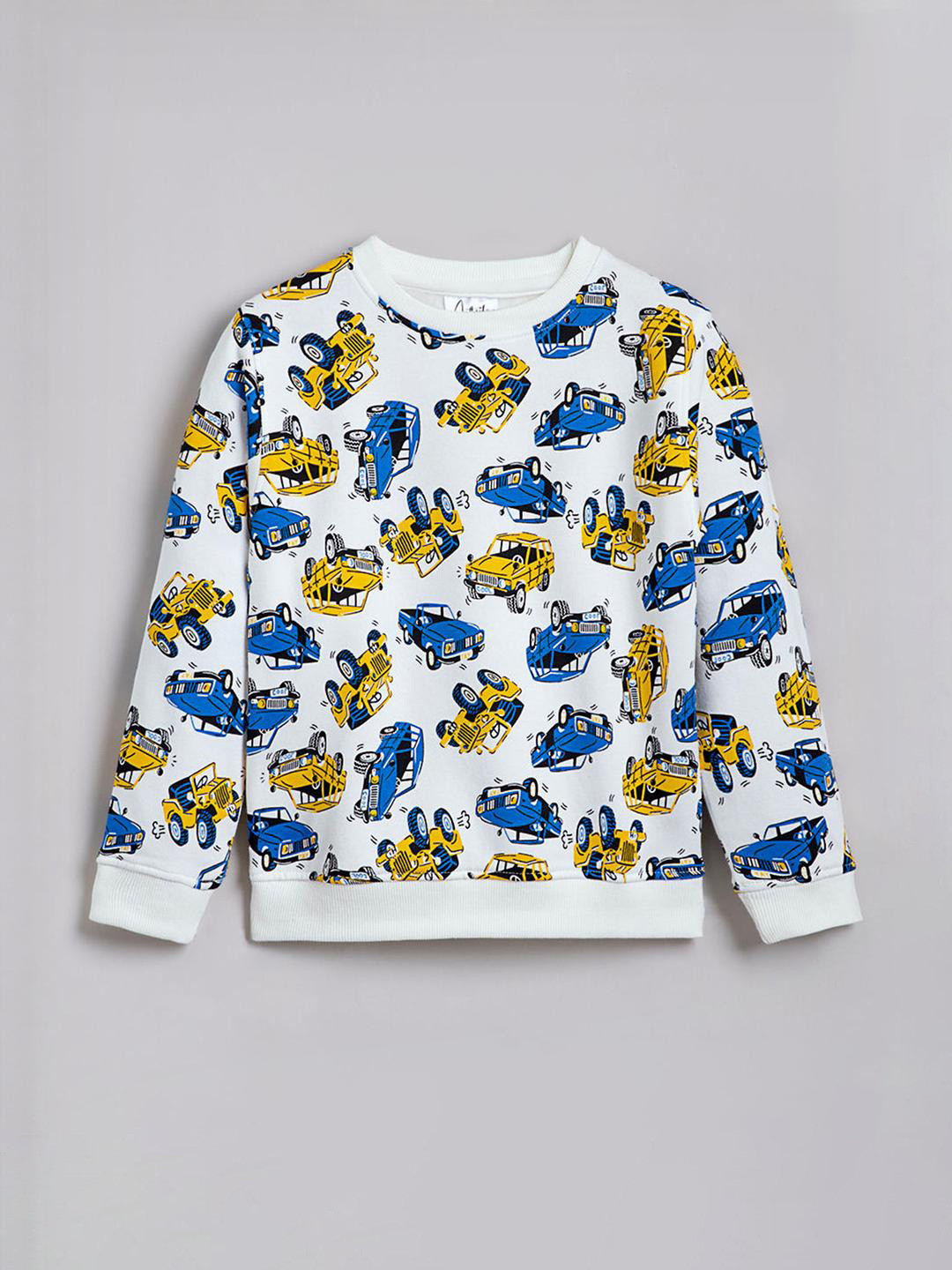 Hopscotch Boys Conversational Printed Sweatshirt