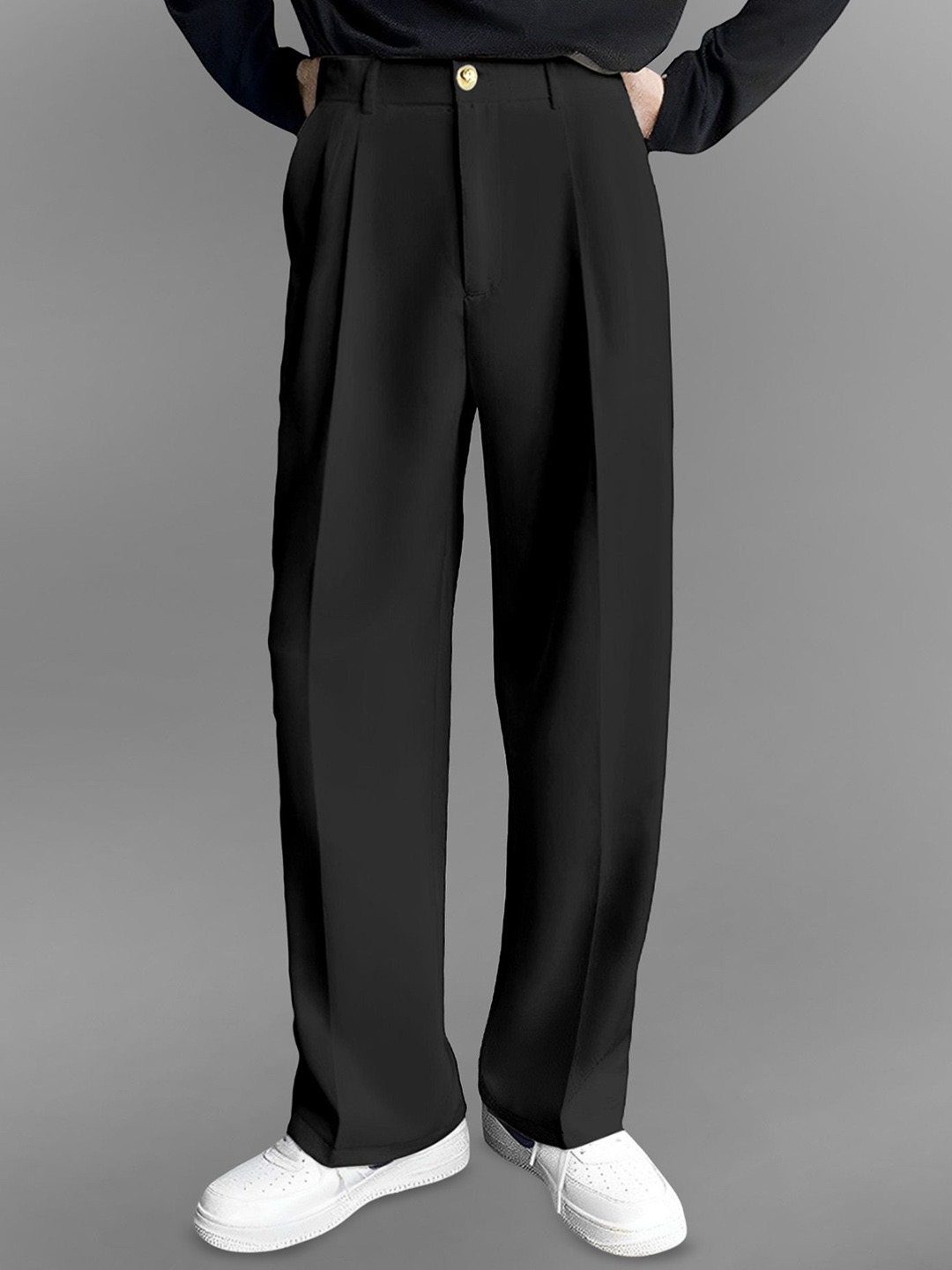 FTX Men Relaxed Loose Fit Pleated Trousers