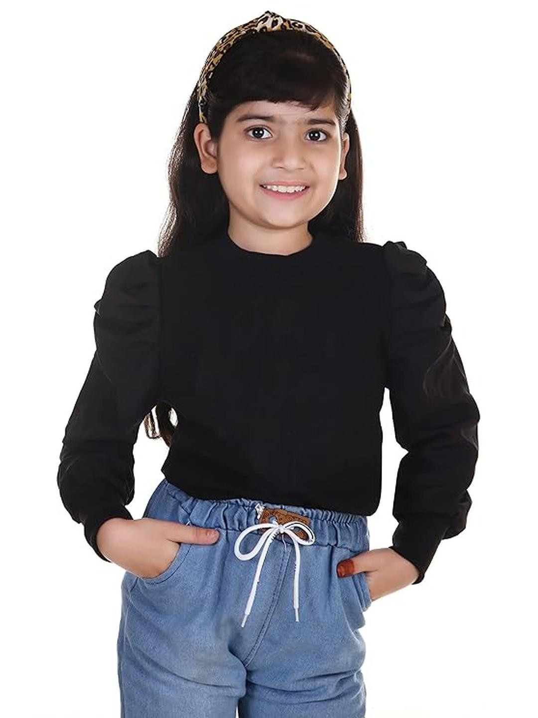 Aura Glam Girl Puff Full Sleeve Stylish Top