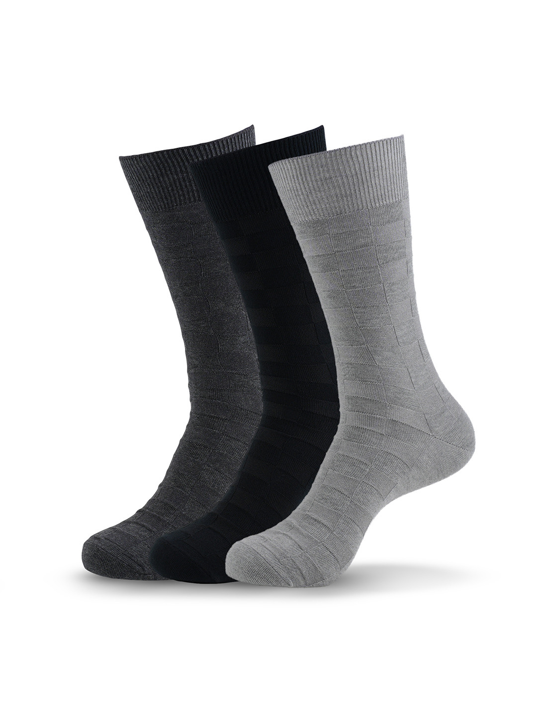 Socksxpress Pack of 3 Men Basic Cotton Crew Socks