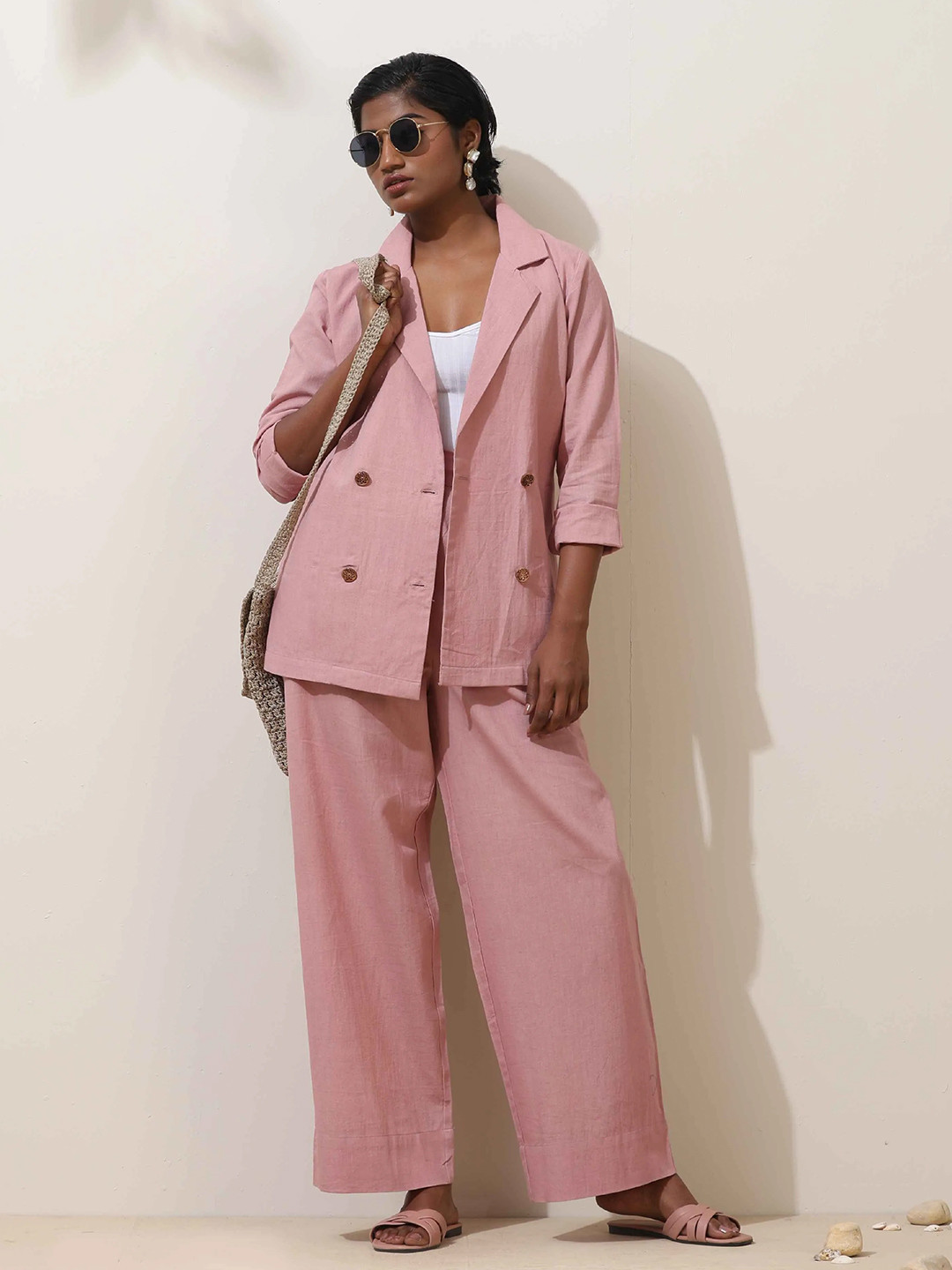 trueBrowns Lilac Cotton Co-Ord Set