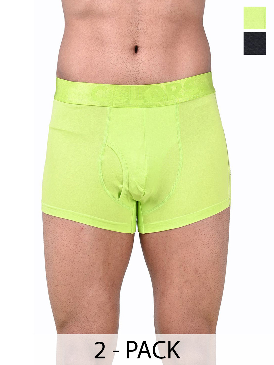 COLORS by Rupa Frontline Pack Of 2 Long Trunks-1001-B-FGrn