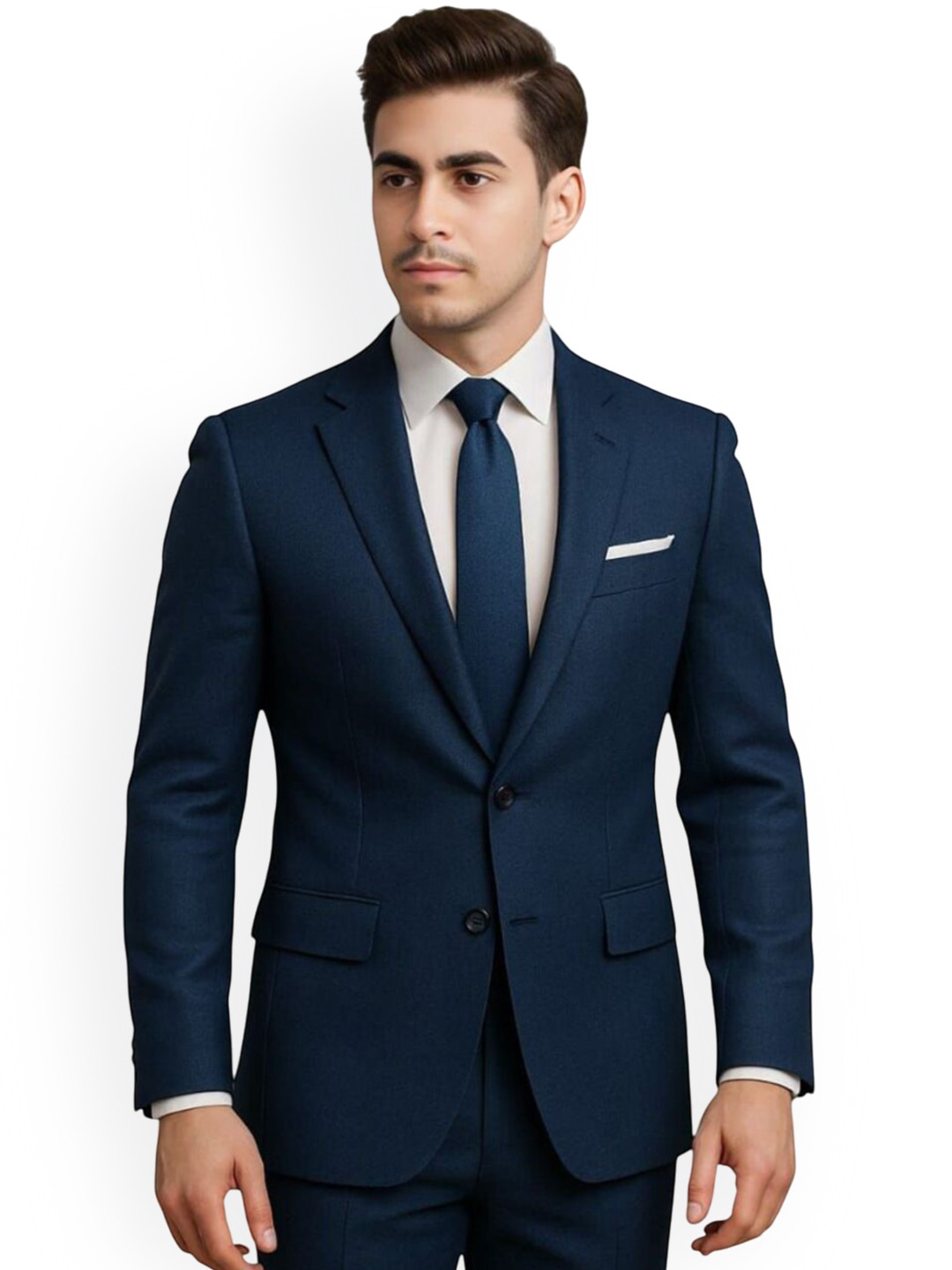 TUPLES Single Breasted Notched Collar Formal Blazer