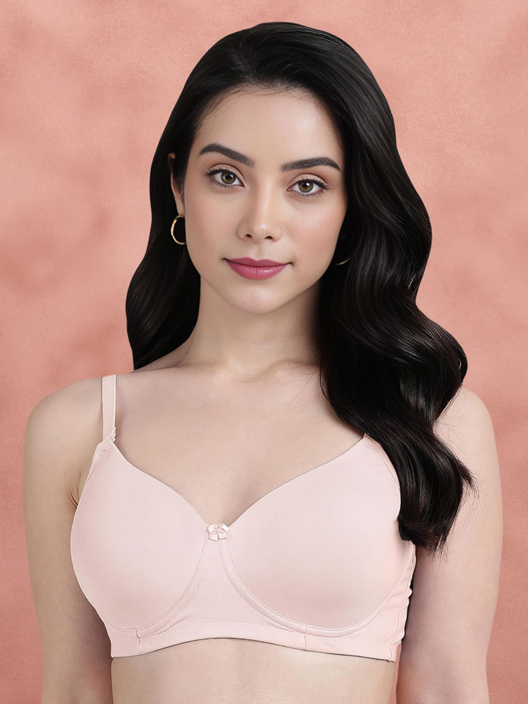 Susie Core Women Lightly Padded Underwired Seamless All Day Comfort Cotton Bra