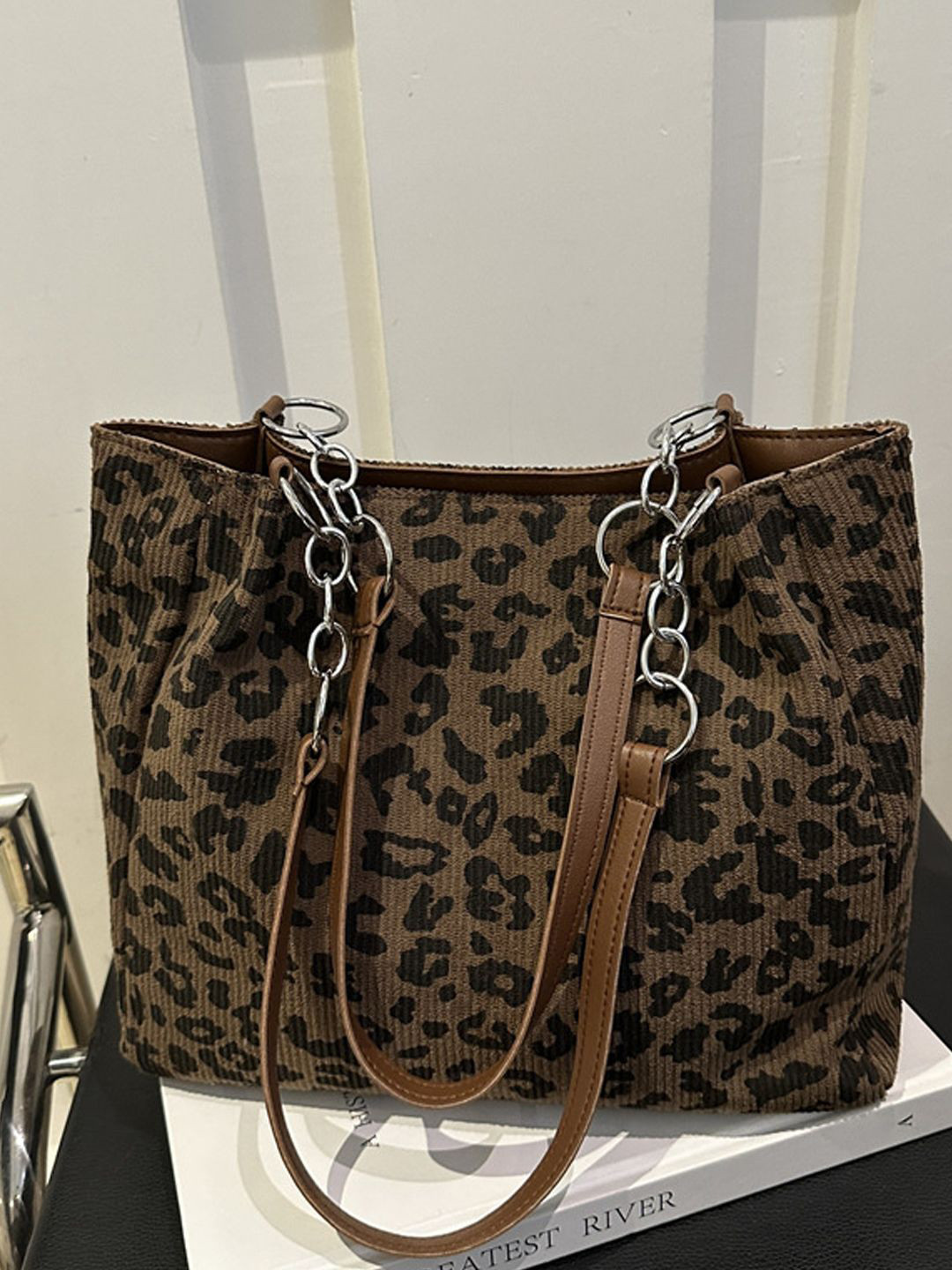 StyleCast Women Skin Printed Oversized Structured Shoulder Bag