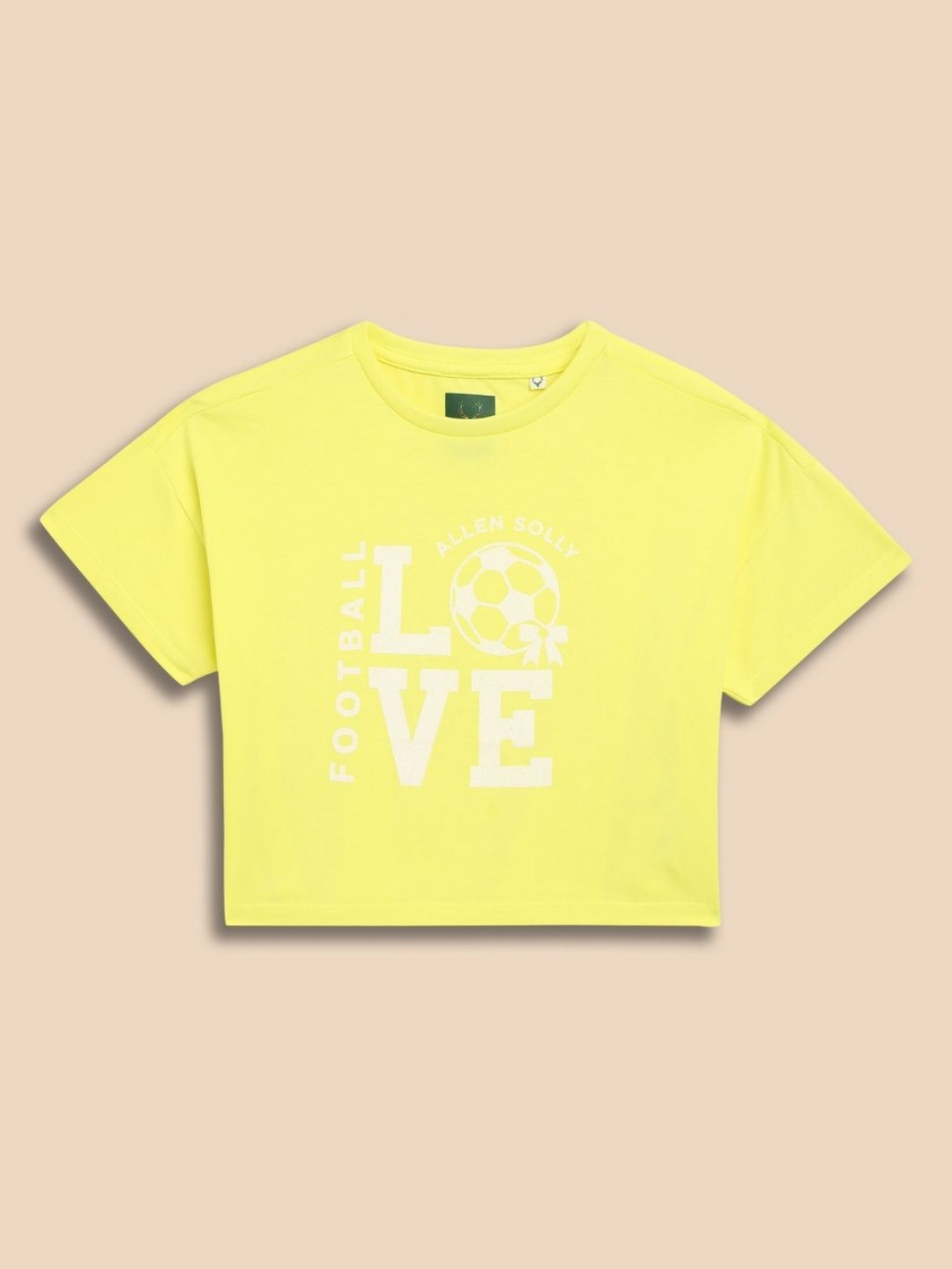 Allen Solly Junior Girls Typography Printed Regular Fit T-shirt