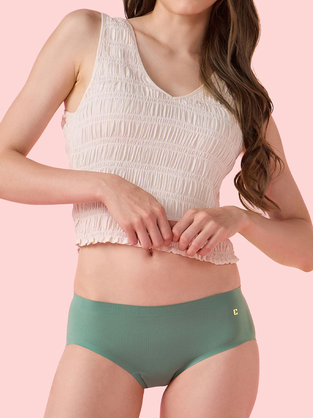 Enamor Mid-Rise Hipster Briefs IP02 SGR