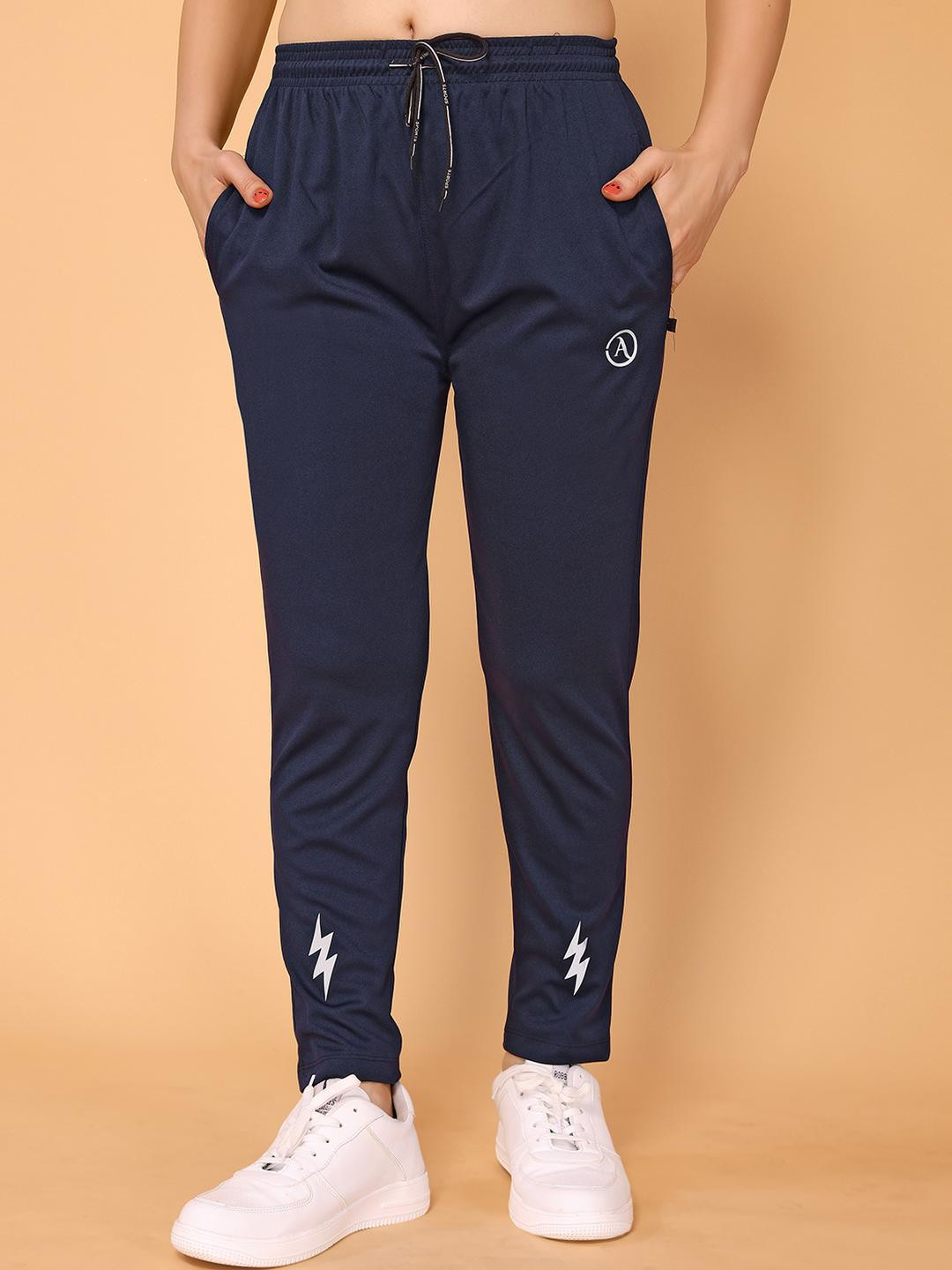 Moda Rapido Women Plain Lycra Trackpants