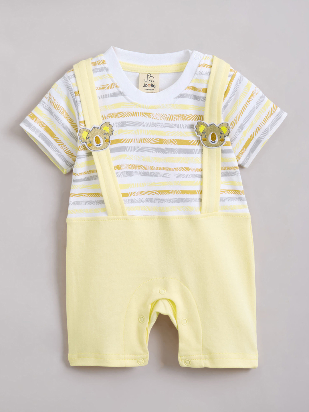 Hopscotch Printed Pure Cotton Romper