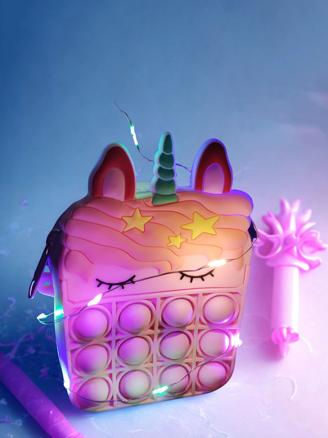 Carry Trip Girls Mini Crossbody Cosmetic Bag With LED Lights