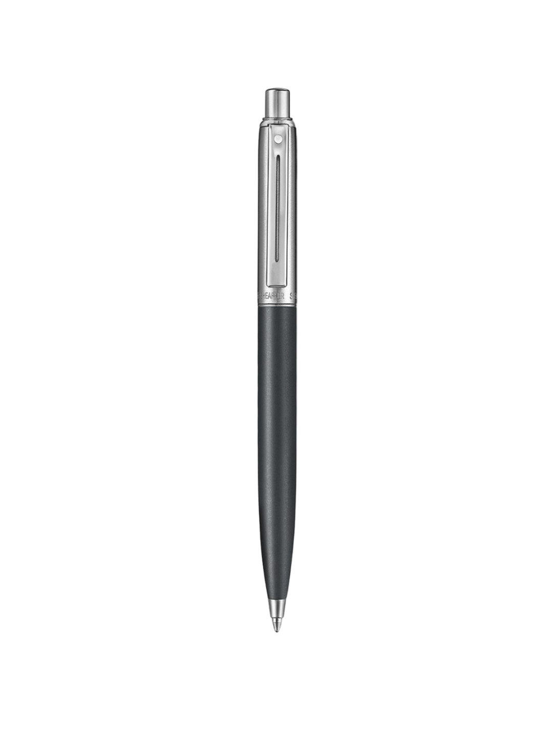 Sheaffer Sentinel Metal 331 Matte Black Barrel Brushed Chrome Cap Ballpoint Pen