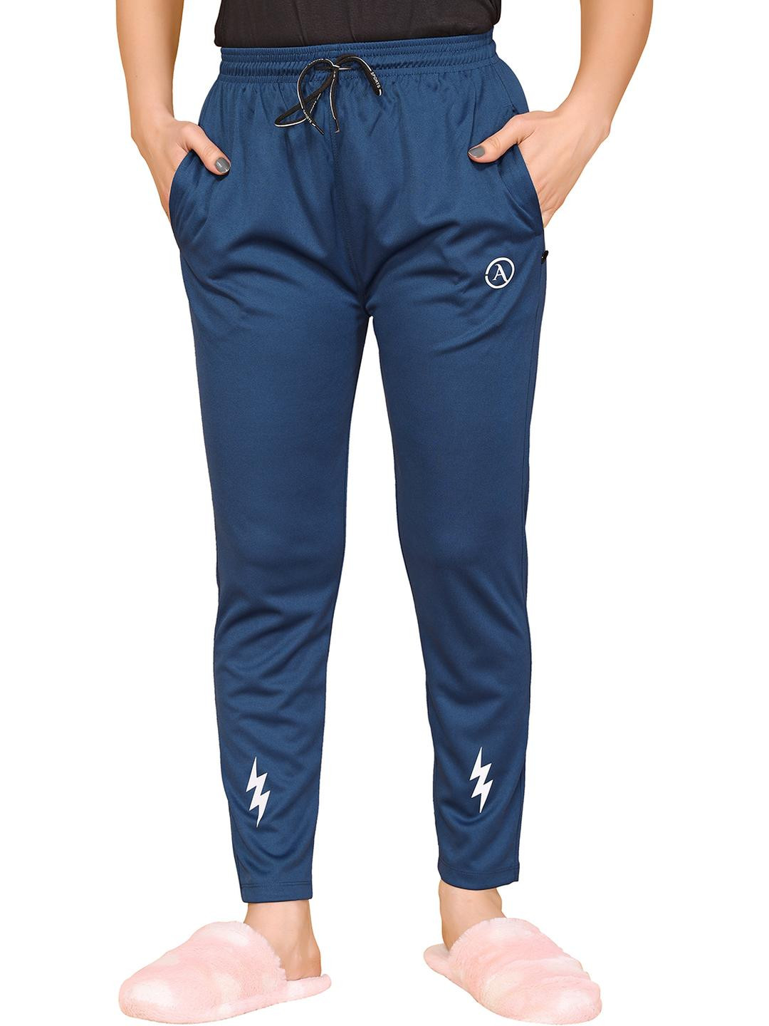 Moda Rapido Women's Plain Lycra Trackpants