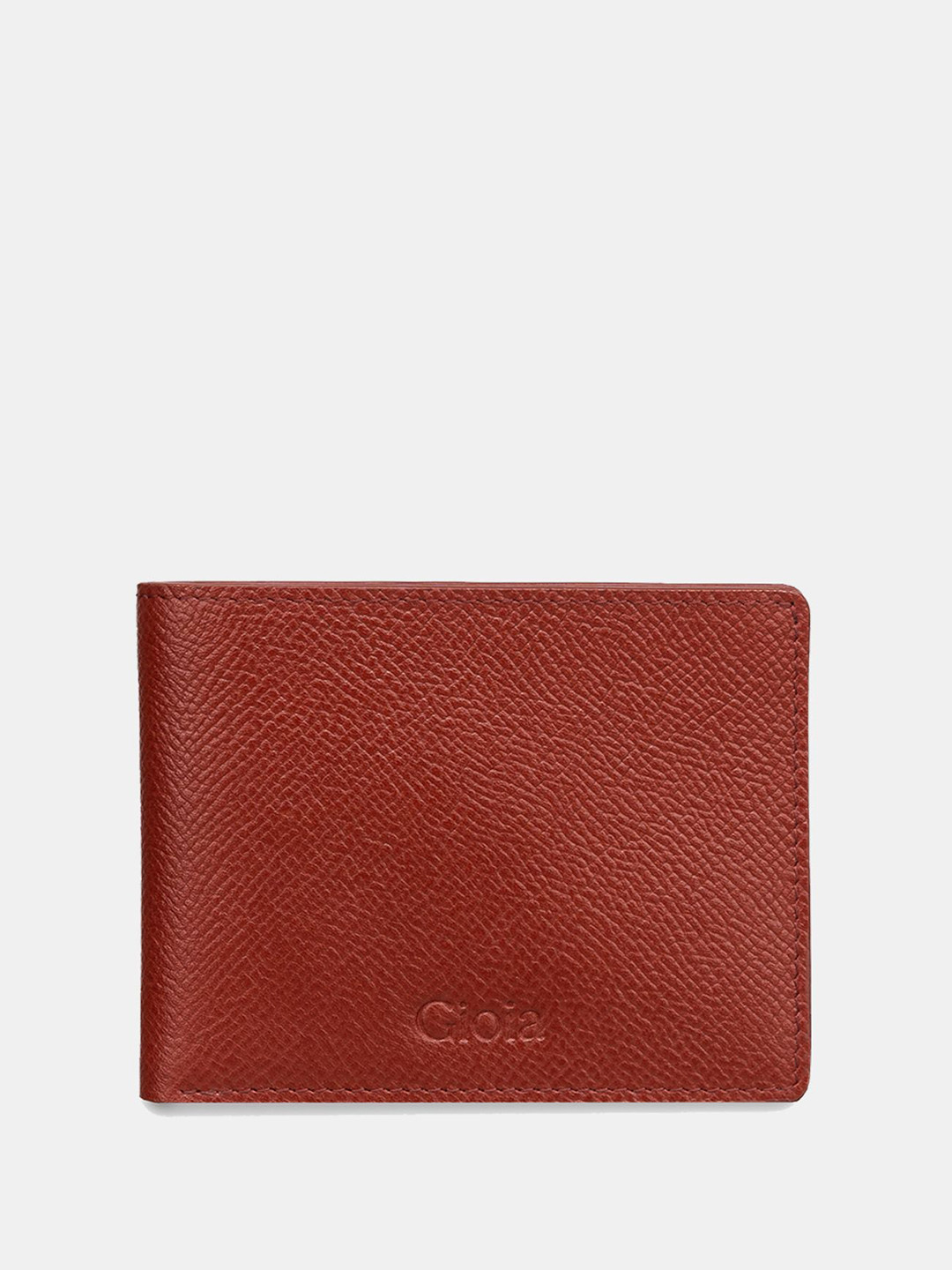 GIOIA Maroon Bello Mini Bifold Wallet
