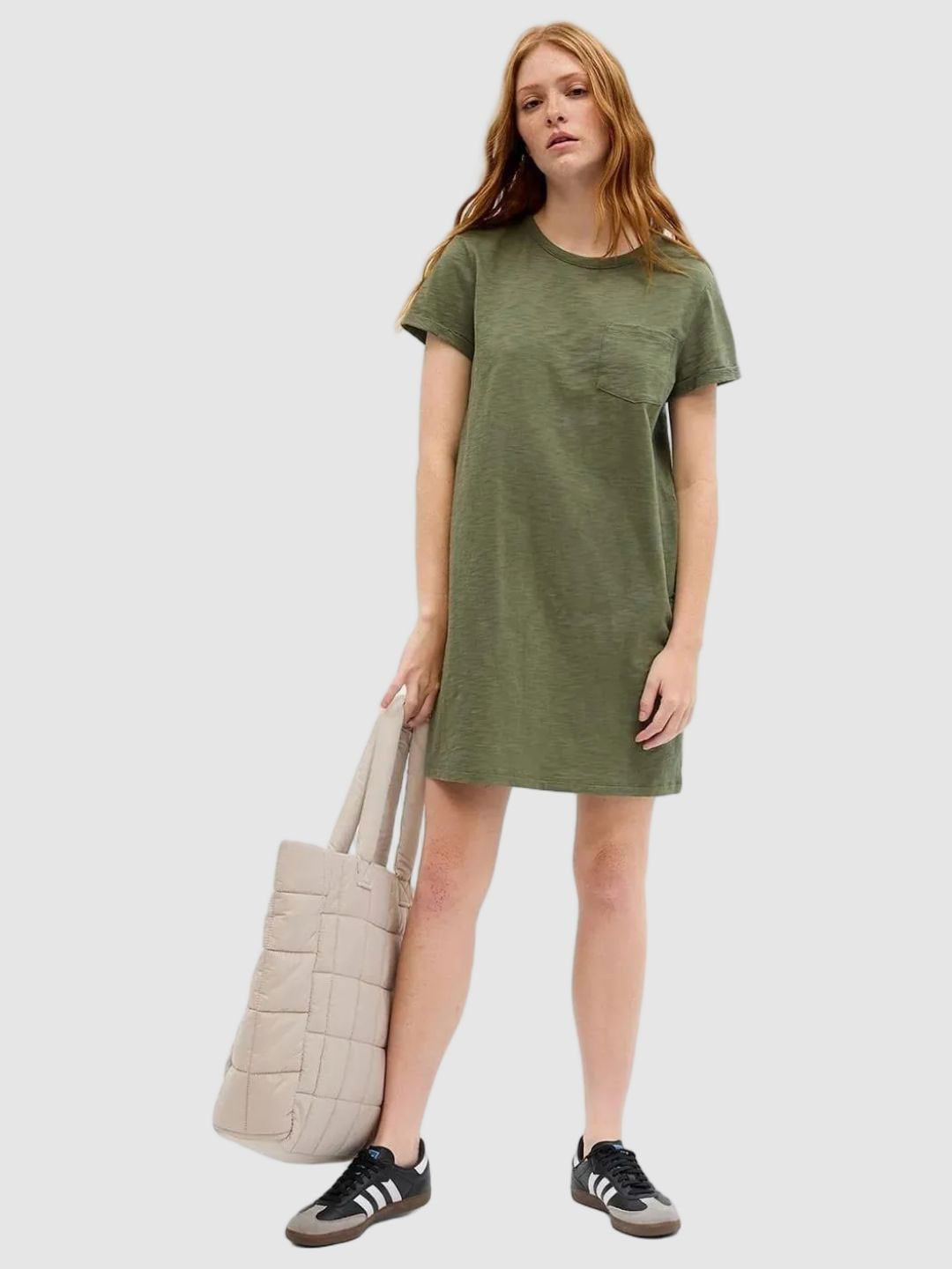GAP Pure Cotton Melange T-Shirt Dress