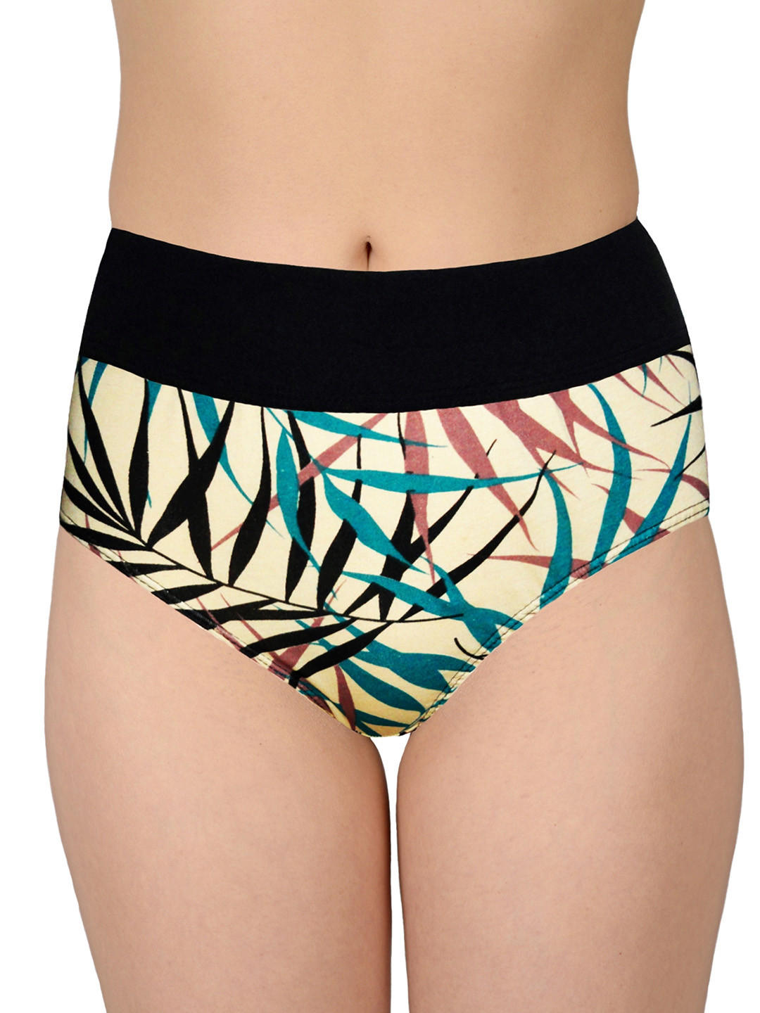 Selfcare Womens Soft Cotton Printed High Rise Hipster Panty - SN4097