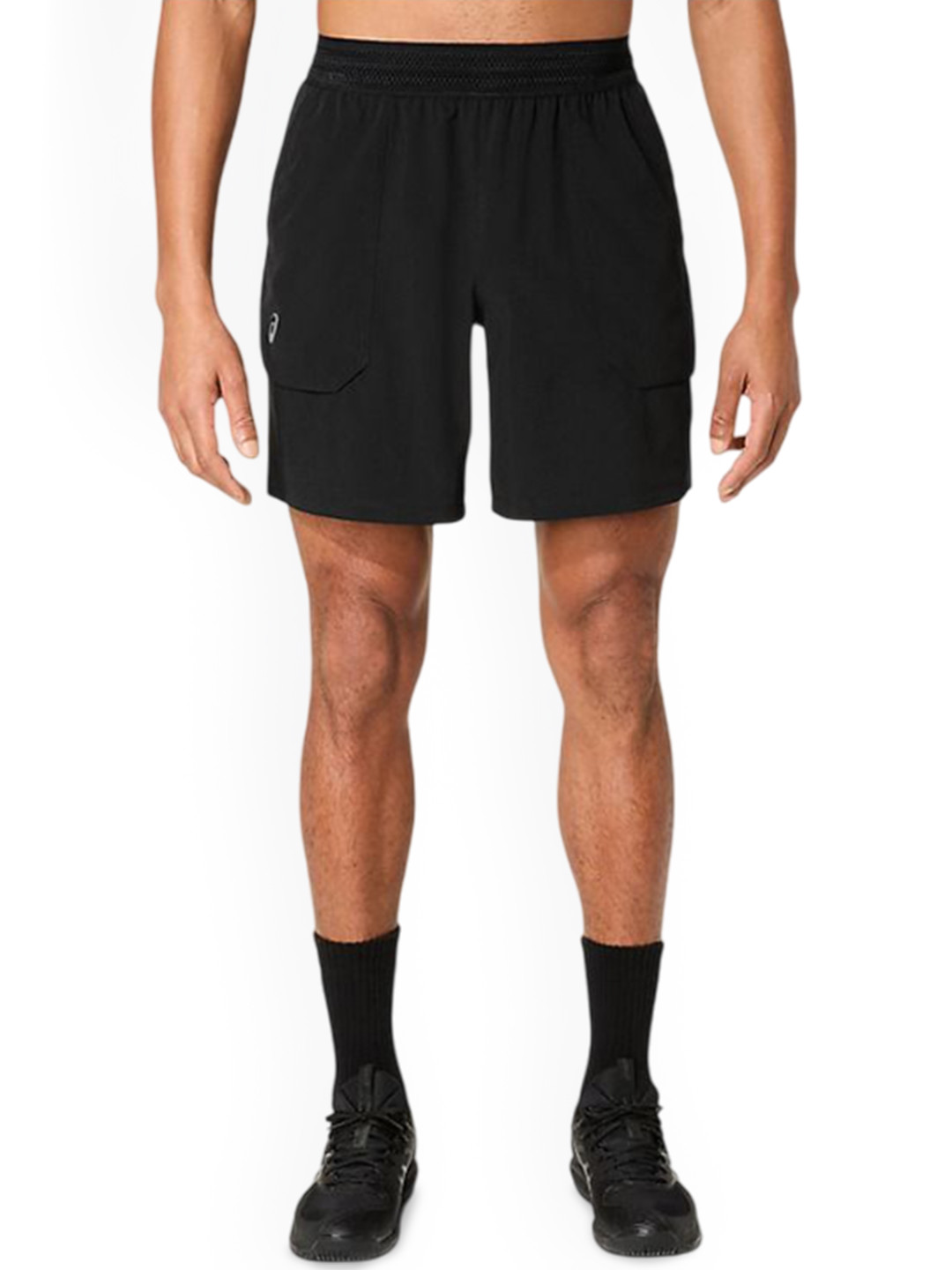 ASICS Match 7In Short Logo Detail Mid-Rise Sports Shorts